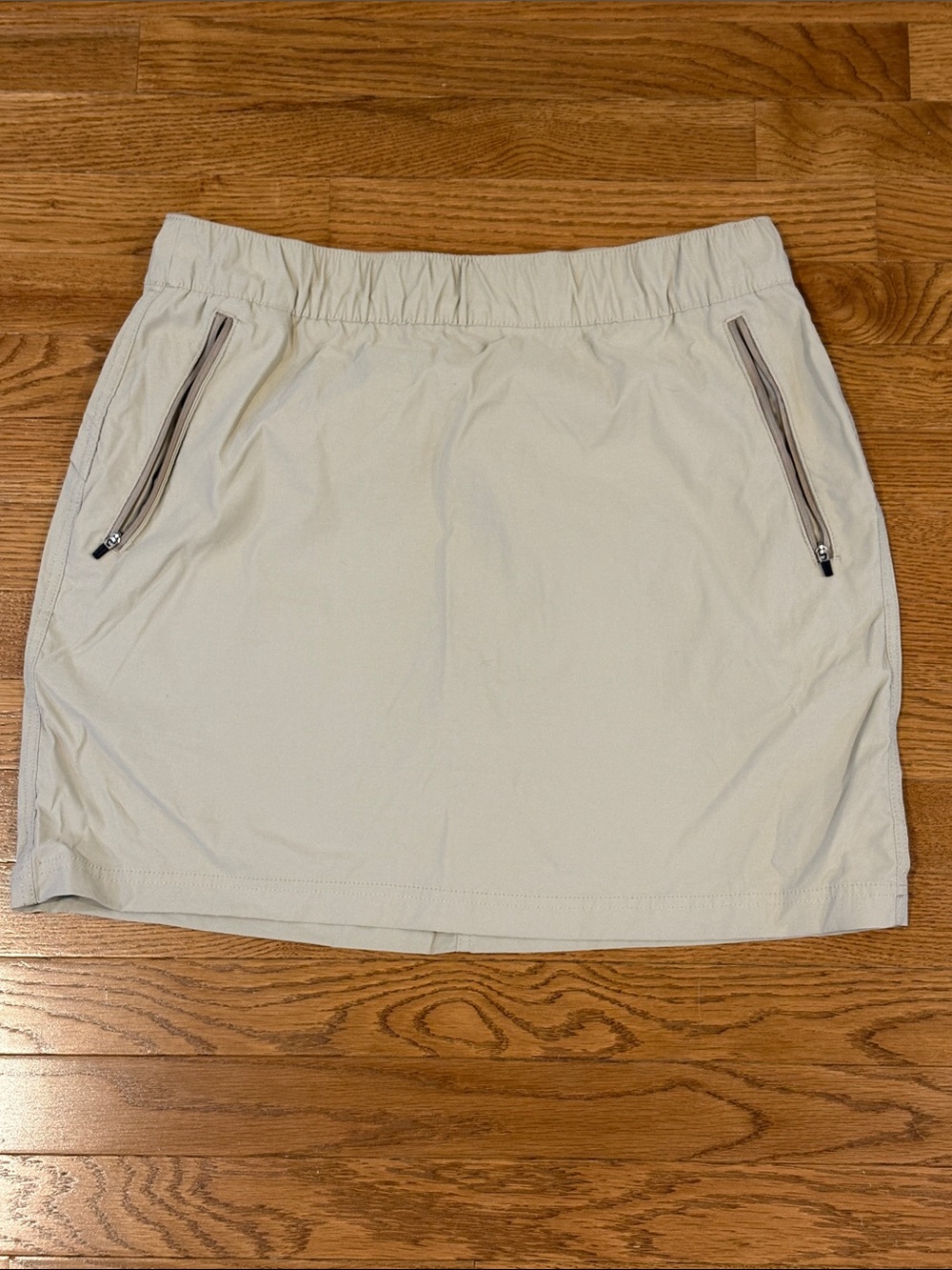 Eddie Bauer | Basic Khaki Skort Size 14 w/ Pockets & Built In Shorts